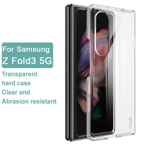 IMAK Crystal Case II Pro Clear PC Hard Phone Case for Samsung Galaxy Z Fold3 5G