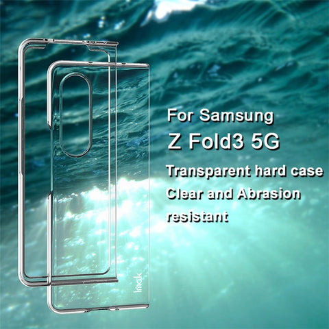 IMAK Crystal Case II Pro Clear PC Hard Phone Case for Samsung Galaxy Z Fold3 5G