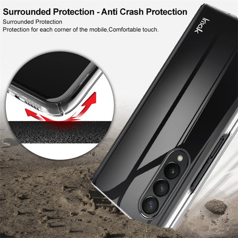 IMAK Crystal Case II Pro Clear PC Hard Phone Case for Samsung Galaxy Z Fold3 5G