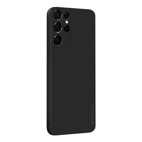 PINWUYO Phone Case for Samsung Galaxy S21 Ultra 5G, Silicone Precise Cutouts Protective Cover