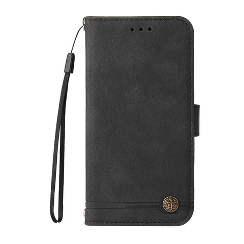 For Samsung Galaxy F12 / M12 / A12 Leather Wallet Cases Skin Touch Phone Cover Stand with Strap