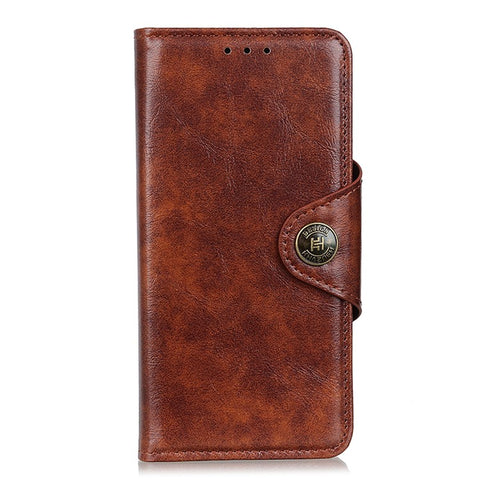 KHAZNEH Anti-drop Anti-scratch PU Leather Flip Stand Wallet Case Soft TPU Interior Protective Cover for Samsung Galaxy M52 5G