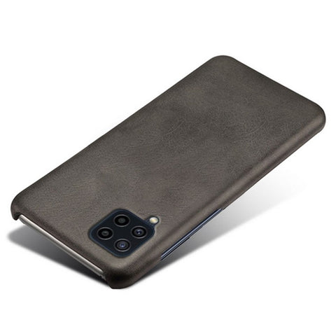 KSQ Durable PU Leather Coated PC Phone Case Phone Cover for Samsung Galaxy F22 / M22 4G / M32 4G (Global Version)