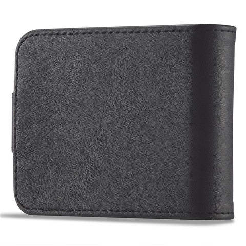 LC.IMEEKE Supporting Stand Card Slot Design Phone Cover PU Leather Folding Phone Case for Samsung Galaxy Z Flip3 5G