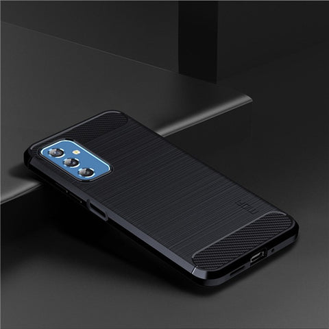 MOFI Brushed Carbon Fiber Design Case Shockproof Anti-drop Soft TPU Cover Shell for Samsung Galaxy M52 5G