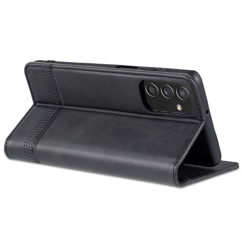 AZNS Magnetic Absorption PU Leather Flip Cover Stand Full Protection Wallet Phone Case for Samsung Galaxy M52 5G
