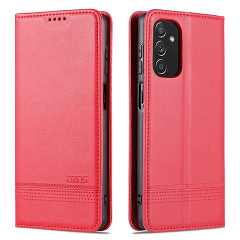 AZNS Magnetic Absorption PU Leather Flip Cover Stand Full Protection Wallet Phone Case for Samsung Galaxy M52 5G