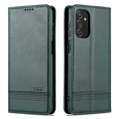 AZNS Magnetic Absorption PU Leather Flip Cover Stand Full Protection Wallet Phone Case for Samsung Galaxy M52 5G