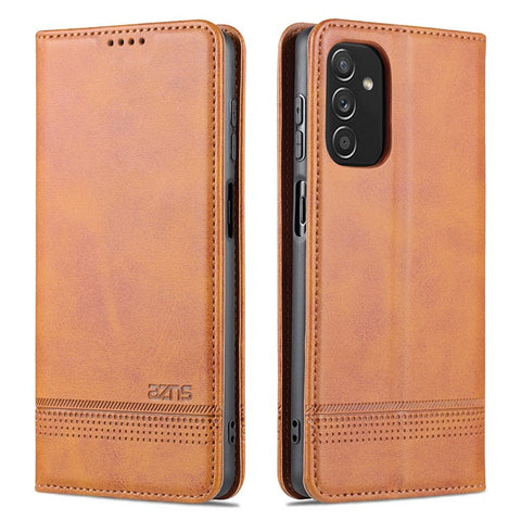 AZNS Magnetic Absorption PU Leather Flip Cover Stand Full Protection Wallet Phone Case for Samsung Galaxy M52 5G