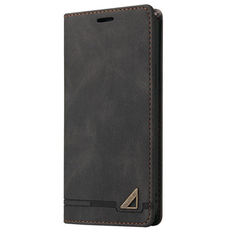 GQ.UTROBE 008 Series Stand Wallet Function RFID Blocking Anti-swiping Phone Case Skin Touch PU Leather Magnetic Auto-absorbed Cover for Samsung Galaxy A33 5G