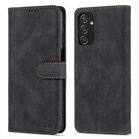AZNS PU Leather Wallet Stand Full Protection Anti-fall Phone Case Cover for Samsung Galaxy M52 5G