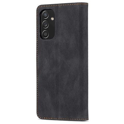 AZNS PU Leather Wallet Stand Full Protection Anti-fall Phone Case Cover for Samsung Galaxy M52 5G
