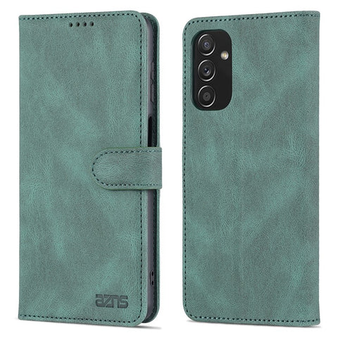 AZNS PU Leather Wallet Stand Full Protection Anti-fall Phone Case Cover for Samsung Galaxy M52 5G