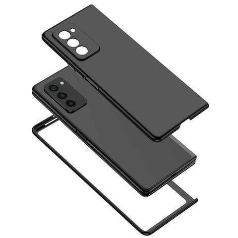 For Samsung Galaxy Z Fold2 5G Rubberized Finish Hard PC Scratch-resistant Folding Mobile Phone Case Cover