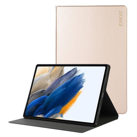 ENKAY HAT PRINCE For Samsung Galaxy Tab A8 10.5 (2021) / (2022) X200 / X205 Stand Design Auto Wake / Sleep Premium PU Leather + TPU Tablet Cover Case