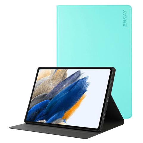 ENKAY HAT PRINCE For Samsung Galaxy Tab A8 10.5 (2021) / (2022) X200 / X205 Stand Design Auto Wake / Sleep Premium PU Leather + TPU Tablet Cover Case