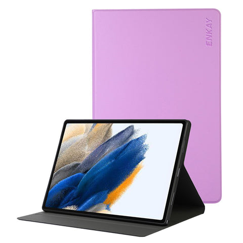 ENKAY HAT PRINCE For Samsung Galaxy Tab A8 10.5 (2021) / (2022) X200 / X205 Stand Design Auto Wake / Sleep Premium PU Leather + TPU Tablet Cover Case