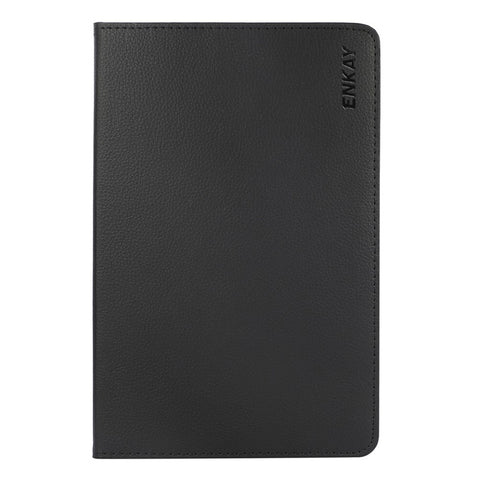 ENKAY HAT PRINCE For Samsung Galaxy Tab A8 10.5 (2021) / (2022) X200 / X205 360-degree Rotating Stand Design Litchi Texture Auto Wake / Sleep Premium PU Leather Tablet Case