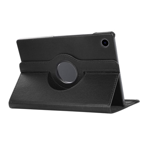ENKAY HAT PRINCE For Samsung Galaxy Tab A8 10.5 (2021) / (2022) X200 / X205 360-degree Rotating Stand Design Litchi Texture Auto Wake / Sleep Premium PU Leather Tablet Case