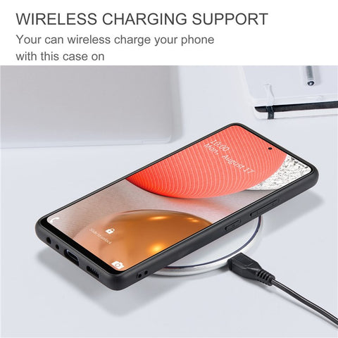 JEEHOOD For Samsung Galaxy A33 5G Leather Coated TPU Phone Case Detachable 2-in-1 Wallet Kickstand Design Protective Shell