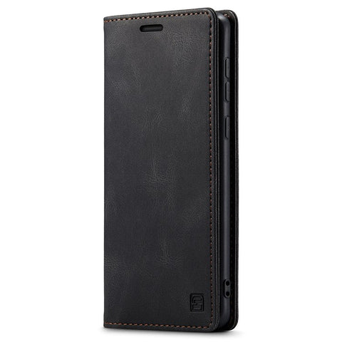 AUTSPACE A01 Series for Samsung Galaxy A33 5G PU Leather Case RFID Blocking Vintage Wallet Stand Flip Cover