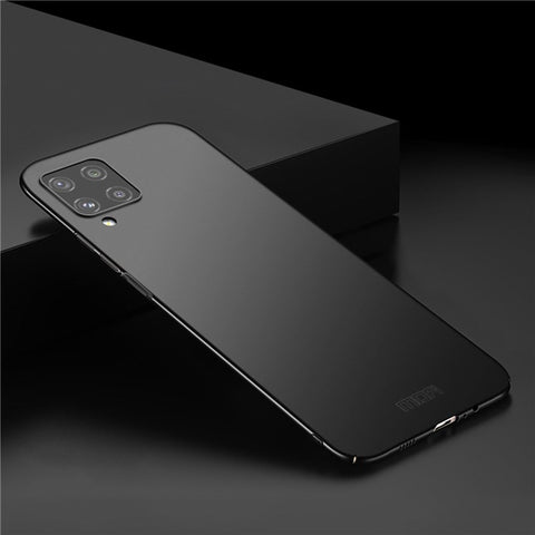 MOFI JK PC Series-1 Shield for Samsung Galaxy A22 4G (EU Version)/M22 Hard PC Ultra-Thin Cover Secure Grip Coated Non-Slip Matte Surface Camera Protection Phone Case with Strap