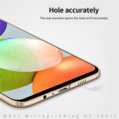 MOFI JK PC Series-1 Shield for Samsung Galaxy A22 4G (EU Version)/M22 Hard PC Ultra-Thin Cover Secure Grip Coated Non-Slip Matte Surface Camera Protection Phone Case with Strap