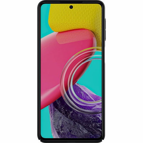 NILLKIN CamShield Hard PC Phone Case for Samsung Galaxy M53 5G Twill Texture Anti-drop Protective Cover