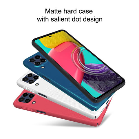 NILLKIN Super Frosted Shield Phone Case for Samsung Galaxy M53 5G Shockproof Matte Finish Surface Hard PC Phone Cover Shell