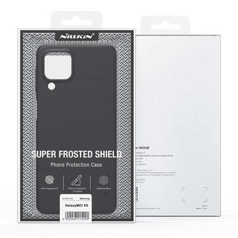 NILLKIN Super Frosted Shield Phone Case for Samsung Galaxy M53 5G Shockproof Matte Finish Surface Hard PC Phone Cover Shell