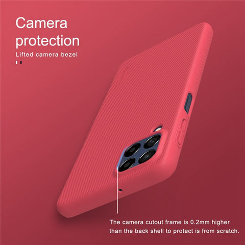 NILLKIN Super Frosted Shield Phone Case for Samsung Galaxy M53 5G Shockproof Matte Finish Surface Hard PC Phone Cover Shell