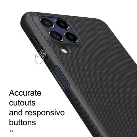 NILLKIN Super Frosted Shield Phone Case for Samsung Galaxy M53 5G Shockproof Matte Finish Surface Hard PC Phone Cover Shell