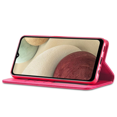 LC.IMEEKE Flip Phone Cover for Samsung Galaxy M53 5G, PU Leather TPU Shockproof Shell Folding Stand Folio Case