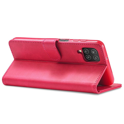 LC.IMEEKE Flip Phone Cover for Samsung Galaxy M53 5G, PU Leather TPU Shockproof Shell Folding Stand Folio Case