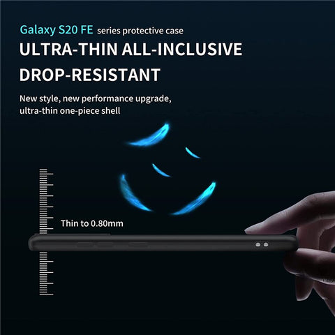 Liquid Series for Samsung Galaxy S20 FE 2022/S20 FE/S20 Fan Edition/S20 FE 5G/S20 Fan Edition 5G/S20 Lite Magnetic Liquid Silicone Case Soft TPU Microfiber Lining Drop Protective Cover