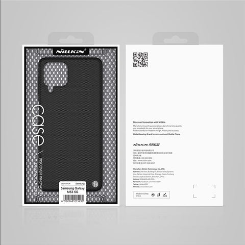 NILLKIN Nylon Fiber Texture Case for Samsung Galaxy M53 5G, PC+TPU Dust-proof Anti-scratch Back Cover