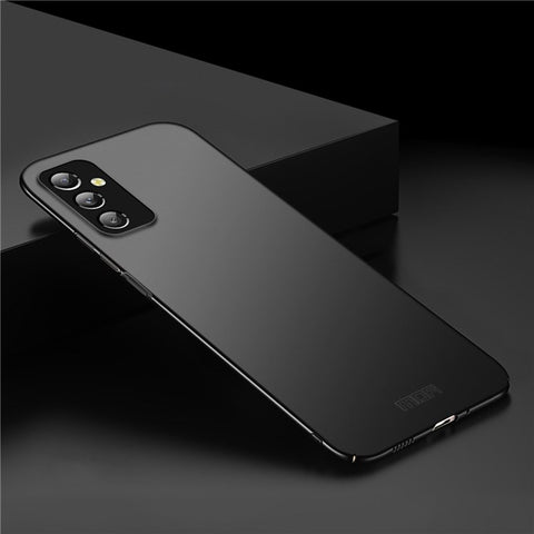 MOFI JK PC Series-1 Shield for Samsung Galaxy M52 5G Cell Phone Case Matte Finish Hard PC Wear-resistant Protective Shell with Strap