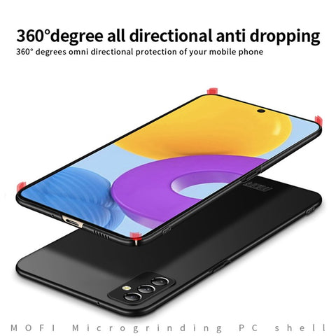 MOFI JK PC Series-1 Shield for Samsung Galaxy M52 5G Cell Phone Case Matte Finish Hard PC Wear-resistant Protective Shell with Strap