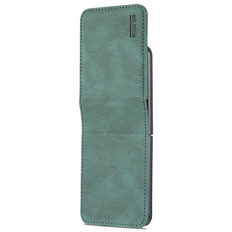 AZNS For Samsung Galaxy Z Flip4 5G PU Leather Flipping Case Card Slots Magnetic Closure Cover