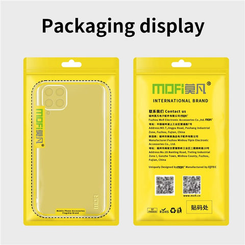 MOFI For Samsung Galaxy M53 5G Anti-fall TPU Phone Case Soft Crystal Clear Wear-resistant Mobile Phone Cover