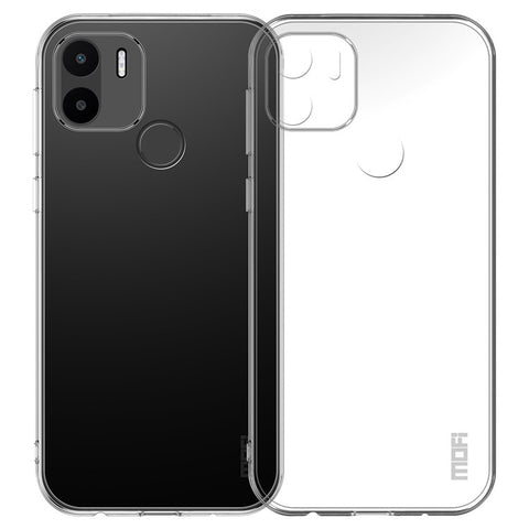MOFI Back Shell for Xiaomi Redmi A1+ 4G / A2+ 4G / Poco C50 4G , Transparent Phone Case Anti-collision TPU Protective Cover