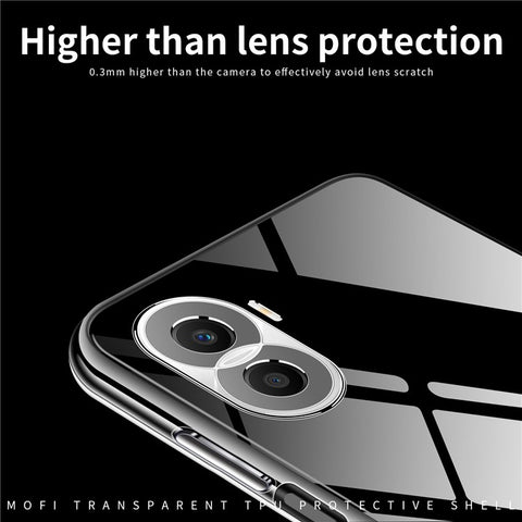 MOFI Back Shell for Huawei nova 10 SE 4G, Transparent Phone Case Scratch-resistant TPU Protective Cover
