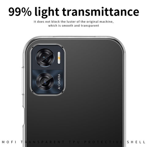 MOFI For Motorola Moto E22i 4G / Moto E22 4G Phone Case Transparent Slim Phone Shell Anti-Drop TPU Protective Cover