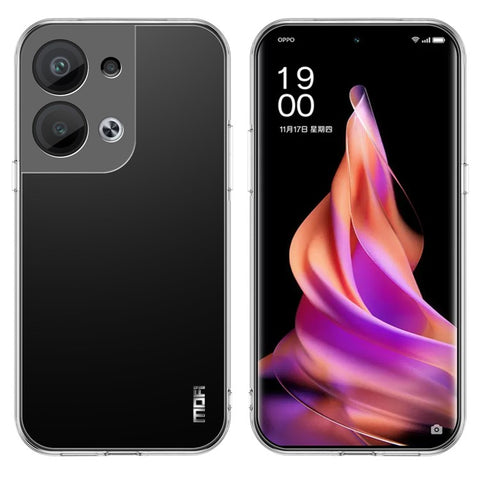 MOFI Back Shell for Oppo Reno9 Pro+ 5G, Shock-absorbing TPU Phone Case High Transparency Protective Cover
