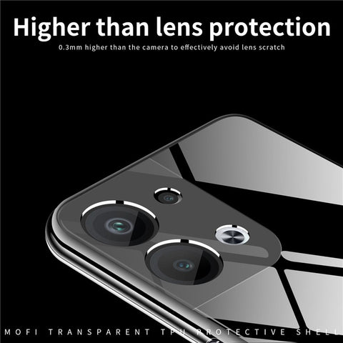 MOFI Back Shell for Oppo Reno9 Pro+ 5G, Shock-absorbing TPU Phone Case High Transparency Protective Cover