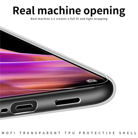 MOFI Back Shell for Oppo Reno9 Pro+ 5G, Shock-absorbing TPU Phone Case High Transparency Protective Cover