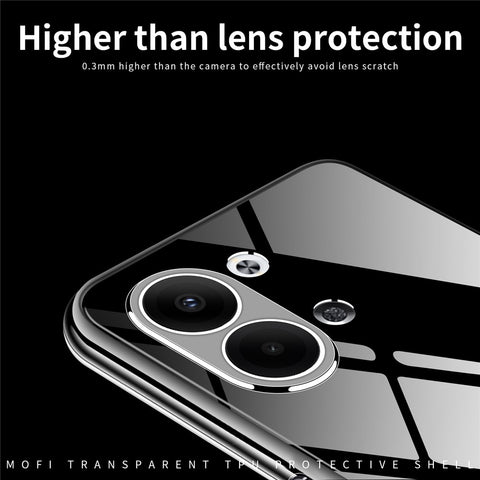 MOFI Transparent Phone Case For Oppo Reno9 5G / Reno9 Pro 5G, Shockproof TPU Mobile Phone Cover