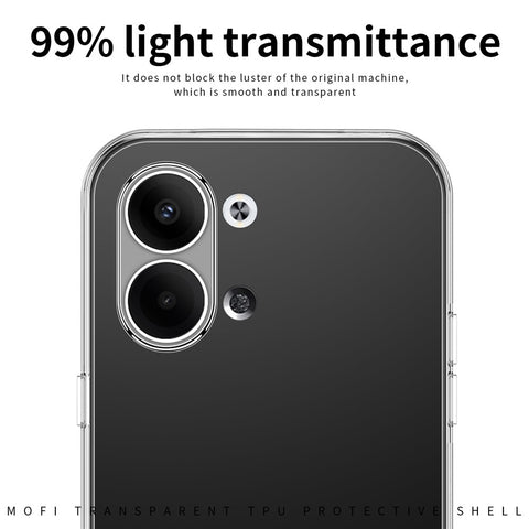 MOFI Transparent Phone Case For Oppo Reno9 5G / Reno9 Pro 5G, Shockproof TPU Mobile Phone Cover