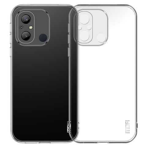 MOFI TPU Transparent Phone Case for Xiaomi Redmi 12C 4G, Cellphone Back Protector Cover