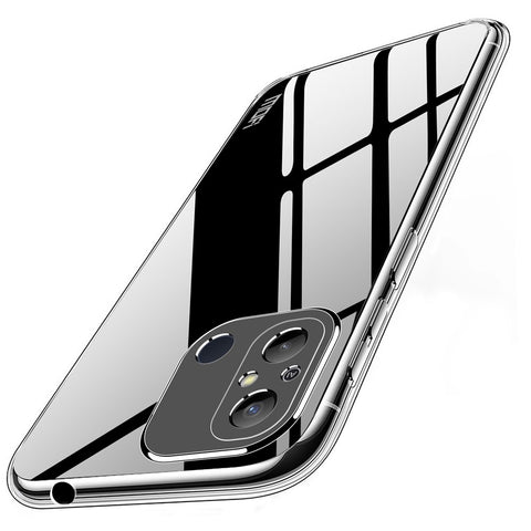 MOFI TPU Transparent Phone Case for Xiaomi Redmi 12C 4G, Cellphone Back Protector Cover